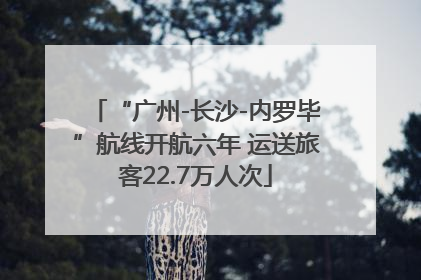 “广州-长沙-内罗毕”航线开航六年 运送旅客22.7万人次
