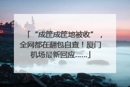 “成筐成筐地被收”，全网都在翻包自查！厦门机场最新回应……