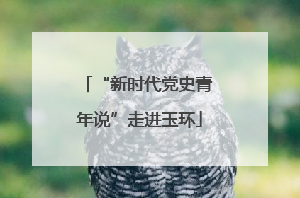 “新时代党史青年说”走进玉环