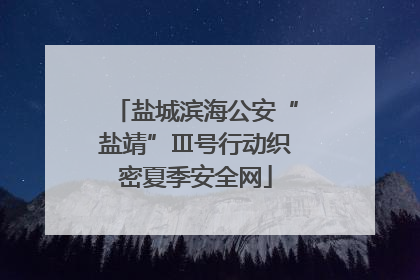 盐城滨海公安“盐靖”Ⅲ号行动织密夏季安全网