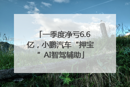 一季度净亏6.6亿，小鹏汽车“押宝”AI智驾辅助