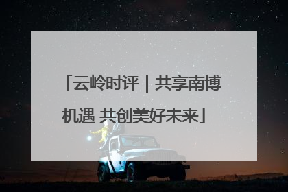 云岭时评｜共享南博机遇 共创美好未来
