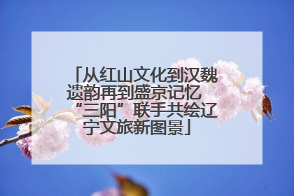 从红山文化到汉魏遗韵再到盛京记忆 “三阳”联手共绘辽宁文旅新图景