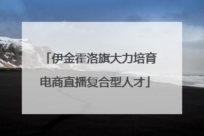 伊金霍洛旗大力培育电商直播复合型人才