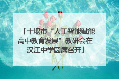 十堰市“人工智能赋能高中教育发展”教研会在汉江中学圆满召开