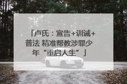 卢氏：宣告+训诫+普法 精准帮教涉罪少年“重启人生”
