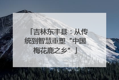 吉林东丰县：从传统到智慧重塑“中国梅花鹿之乡”