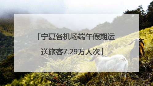 宁夏各机场端午假期运送旅客7.29万人次
