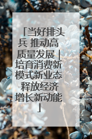 当好排头兵 推动高质量发展｜培育消费新模式新业态 释放经济增长新动能