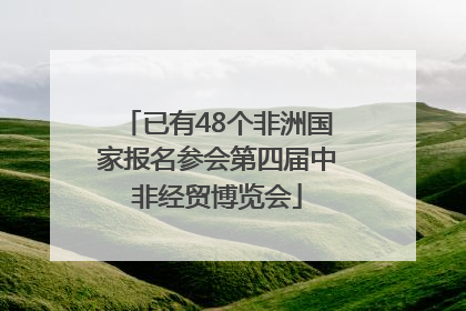 已有48个非洲国家报名参会第四届中非经贸博览会