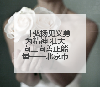 弘扬见义勇为精神 壮大向上向善正能量——北京市政协召开调研协商情况通报会