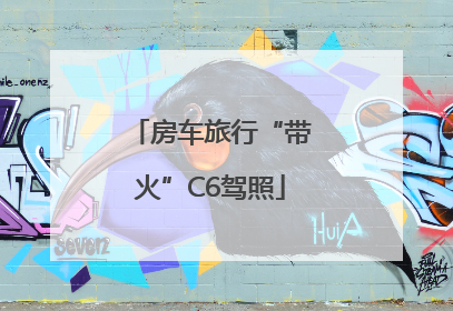 房车旅行“带火”C6驾照
