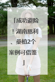 成功避险！湖南慈利、桑植2个案例可借鉴