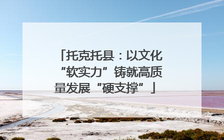 托克托县：以文化“软实力”铸就高质量发展“硬支撑”