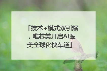 技术+模式双引爆，唯芯美开启AI医美全球化快车道