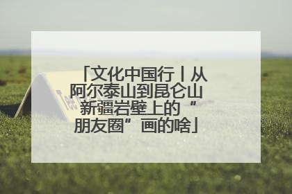 文化中国行丨从阿尔泰山到昆仑山 新疆岩壁上的“朋友圈”画的啥