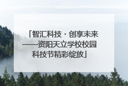 智汇科技・创享未来——资阳天立学校校园科技节精彩绽放