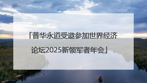 普华永道受邀参加世界经济论坛2025新领军者年会