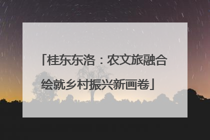 桂东东洛：农文旅融合绘就乡村振兴新画卷