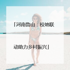 河南鲁山：校地联动助力乡村振兴