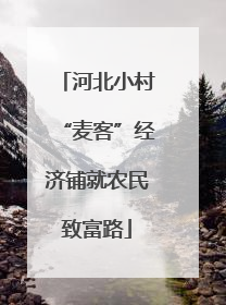 河北小村“麦客”经济铺就农民致富路