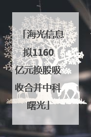 海光信息拟1160亿元换股吸收合并中科曙光