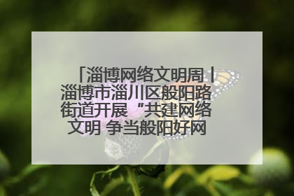 淄博网络文明周丨淄博市淄川区般阳路街道开展“共建网络文明 争当般阳好网民”主题宣讲活动