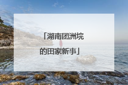 湖南团洲垸的田家新事