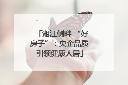 湘江侧畔 “好房子”：央企品质引领健康人居