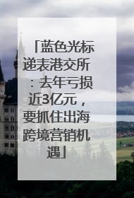 蓝色光标递表港交所：去年亏损近3亿元，要抓住出海跨境营销机遇