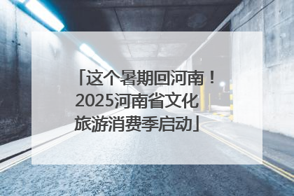 这个暑期回河南！2025河南省文化旅游消费季启动