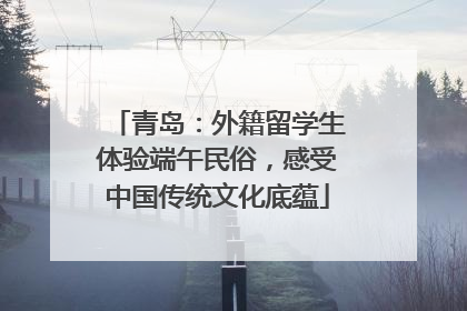 青岛：外籍留学生体验端午民俗，感受中国传统文化底蕴