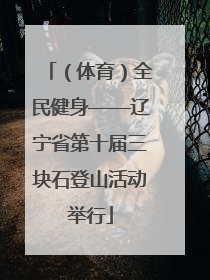 （体育）全民健身——辽宁省第十届三块石登山活动举行