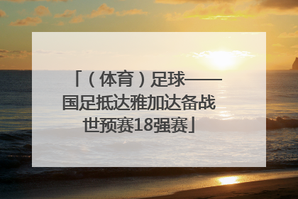 （体育）足球——国足抵达雅加达备战世预赛18强赛