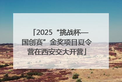 2025“挑战杯—国创赛”金奖项目夏令营在西安交大开营