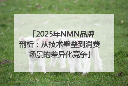 2025年NMN品牌剖析：从技术壁垒到消费场景的差异化竞争