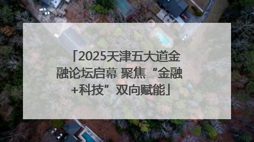 2025天津五大道金融论坛启幕 聚焦“金融+科技”双向赋能